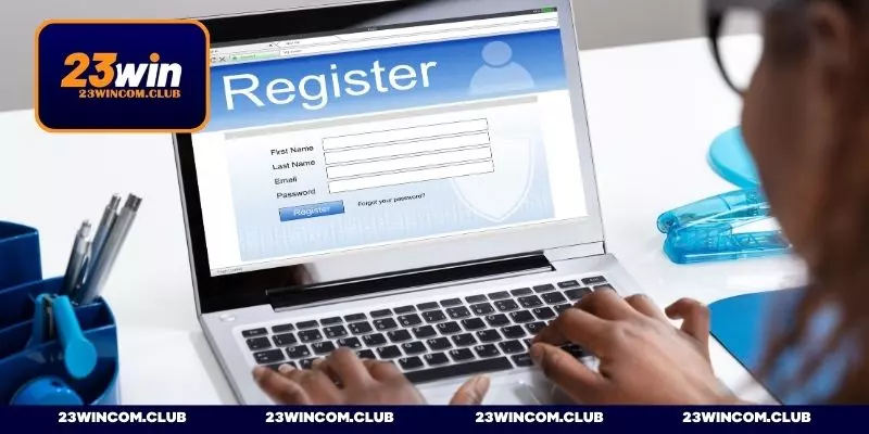 Truy cập trang web để đăng ký 23Win